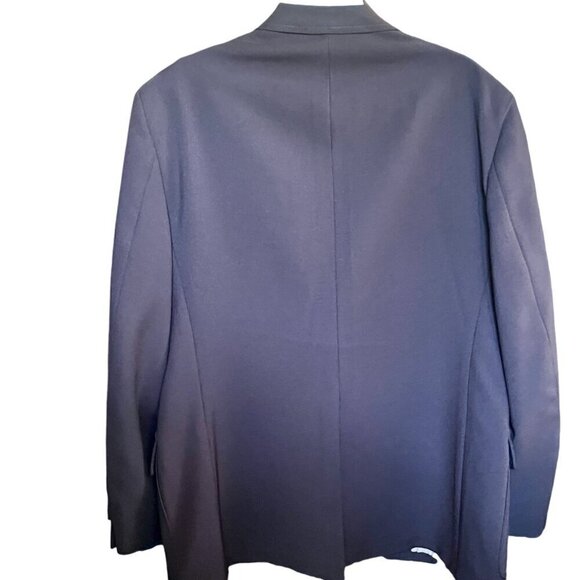 Quad Brown Sports Coat Blazer Jacket Vintage 70s Retro 2 Button Pockets Poly Ble - Picture 9 of 9